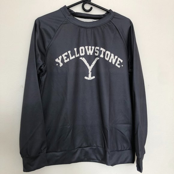 "YELLOWSTONE"  JERSEY  SWEATSHIRT WESTERN - Picture 1 of 6